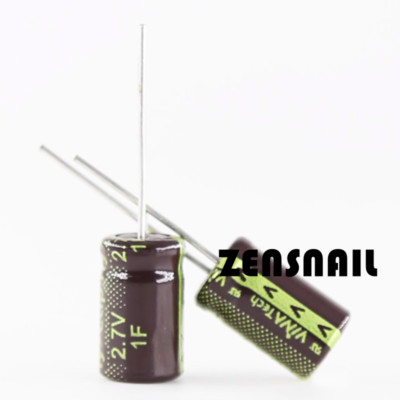 10PCS 2.7V 1F VEC2R7105 Supercapacitor Farad Capacitor 8*13mm 2.7V 1F NEW