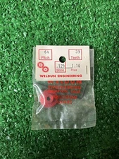 weldun engineering percision gears Pitch 64 Teeth 39 Bore .125 Vintage Slot Car