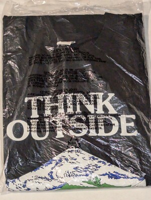 Virgil Abloh Canary Yellow Think Outside The Box Black XL 