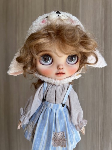 Blythe Doll Clothes -- Cute Kids Wear Style Puppy Themed Costume Set (RARE) - Picture 3 of 19