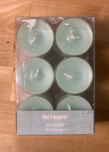 Pier 1 Imports Tea Light Candles SEA AIR Scent 18 Candles New in box - Picture 6 of 7