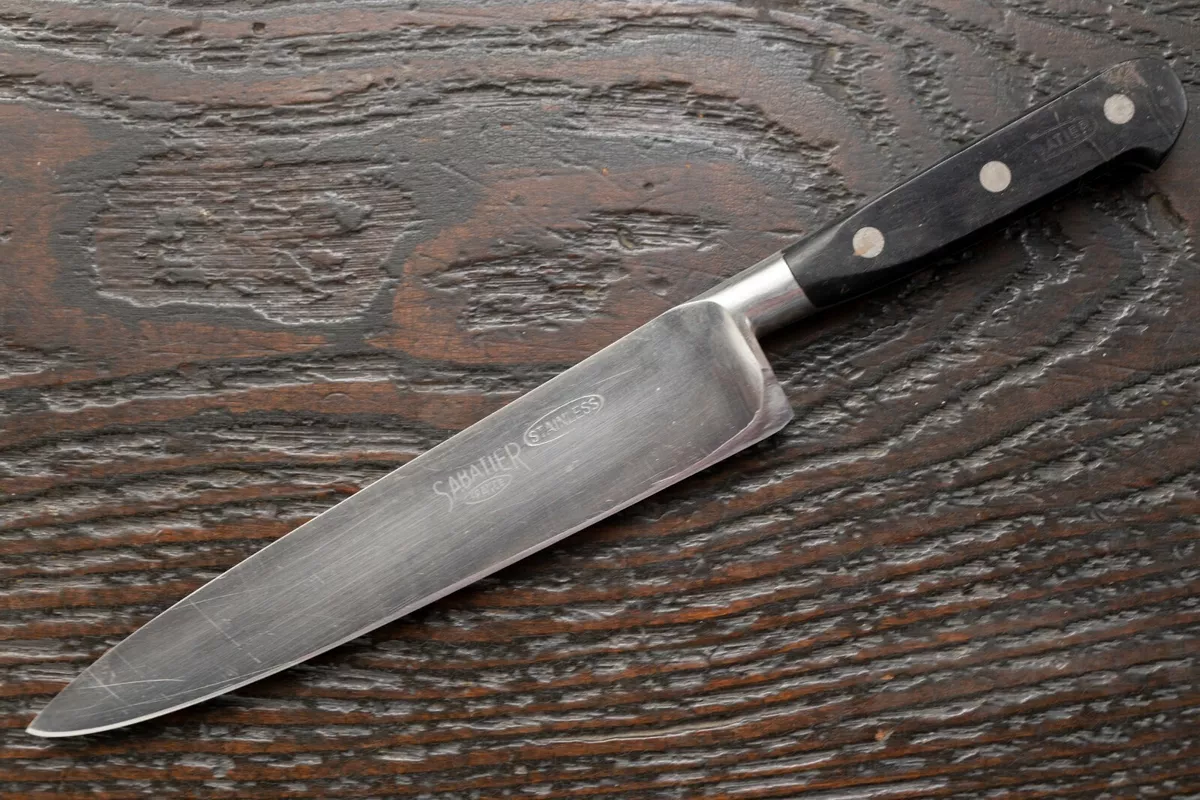 SABATIER 7 1/2 Chef's Knife - Stainless Steel - SHARP !