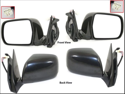 For Highlander 01 - 07 Power Heated Side Mirror Pair