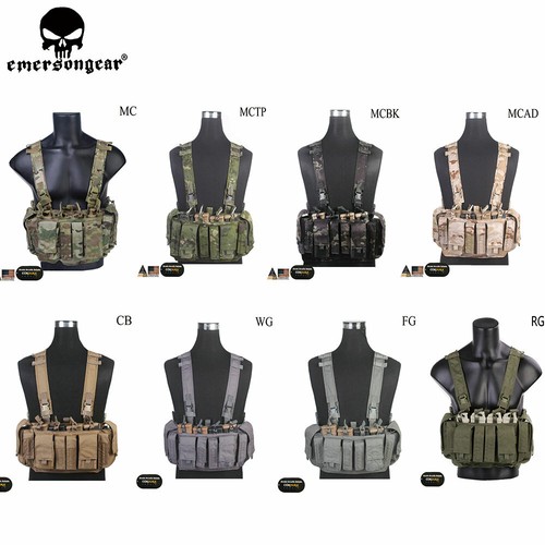 Emerson MF Molle Tactical Chest Rig UW IV Hunting Vest w/ Mag Pouch Harness EDC - Picture 8 of 16