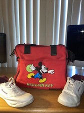 Vtg Brunswick Team Mickey Bowling Ball Bag, S...