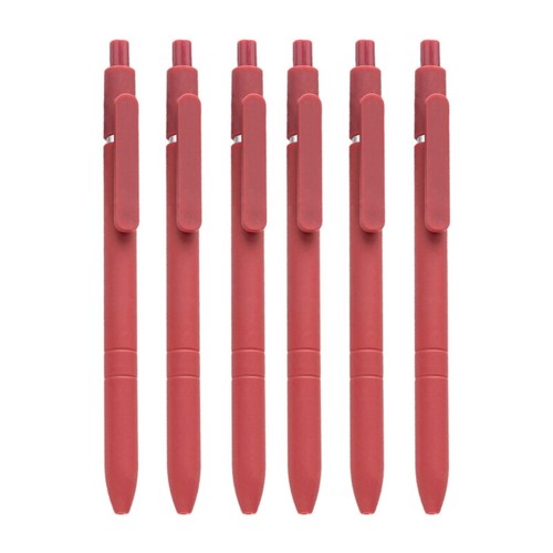 6Pcs Retractable Ballpoint Pen Refillable Business Signing Pen 0.5MM for Office - 第 10/19 張圖片