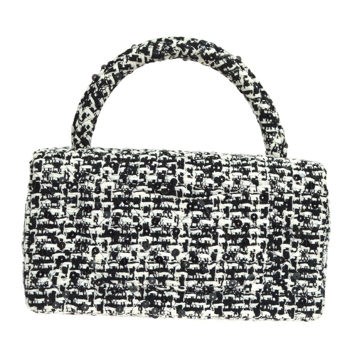 小物 CHANEL Chanel Lion CC Logo Enamel Crystal Pearl Bag Black Jacket