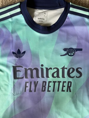 Arsenal adidas 2024/2025 Authentic Third Shirt - Size Large - 33