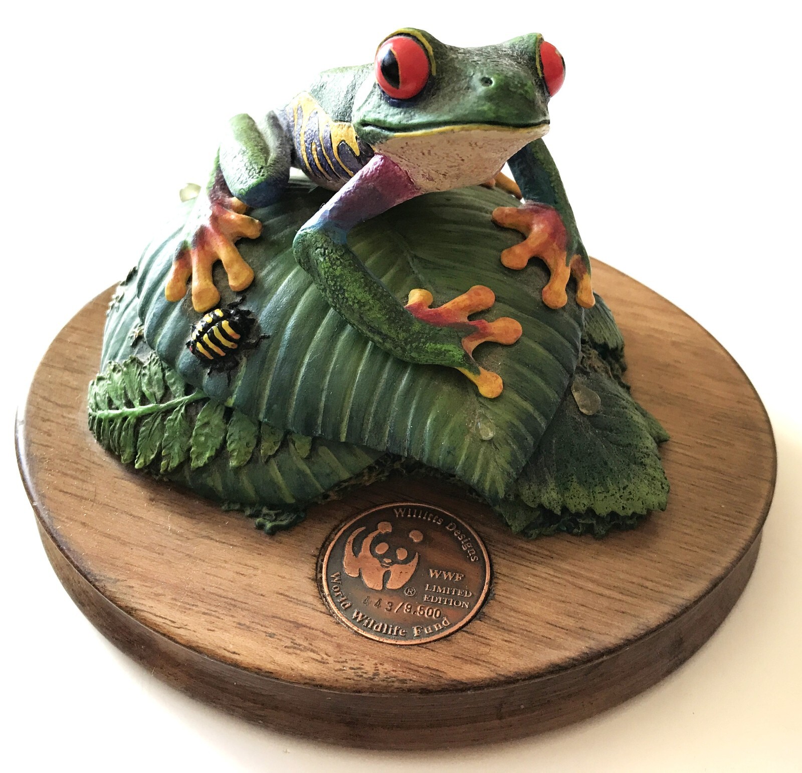 VTG Red-eyed Green Tree Frog Ltd Ed 443/9500 World Wildlife Fund 1992 Willitts