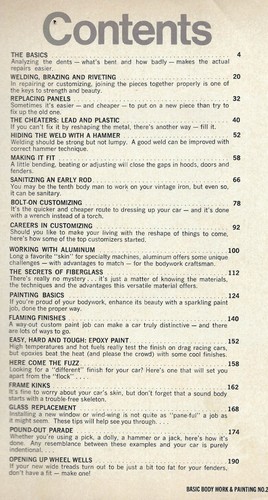 1964 Bodywork, Finish, and Detailing by Hot Rod Magazine-96p. See Contents-lot/2 - Imagen 4 de 4