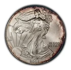 2006 1 oz Silver American Eagle - Violet Rim Toning - BU - SKU-E3304
