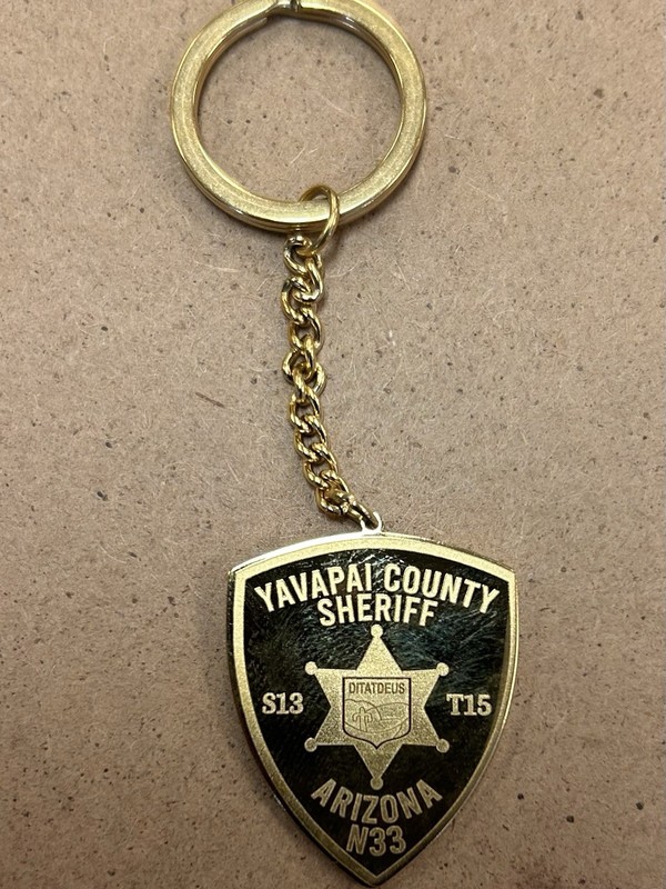 YCSO (YAVAPIA COUNTY SHERIFF DEPT)  END OF WATCH KEY RING