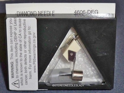 New Pickering XV15 Replacement stylus, Pfanstiehl 4606-DEG DET Switzerland