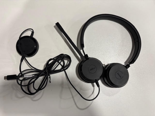 Jabra Wired Headset Evolve 20 Stereo MS USB-C