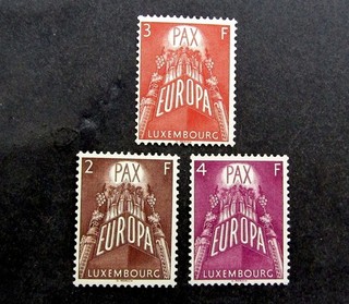 nystamps Luxembourg Stamp # 329//331 Mint OG NH L10y640