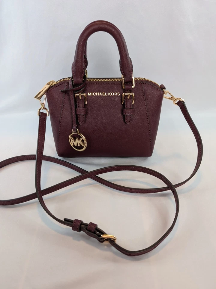 Сумка Michael Kors Mini Ciara XS сафьяновая кожа с подходящим чехлом для карт - Изображение 4 из 4