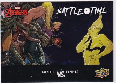 2024 Upper Deck Marvel vengers BLUE BATTLE TIME #BT-14 Avengers/Ex Nihilo