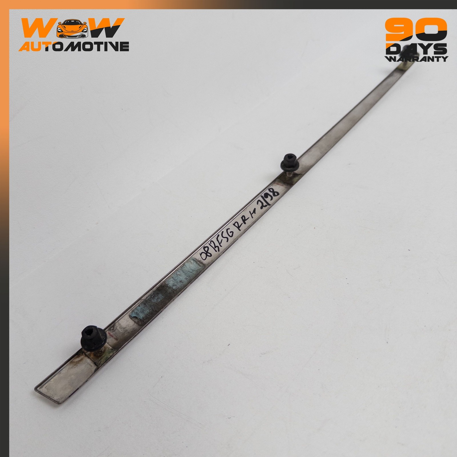 06-13 BENTLEY CONTINENTAL FLYING SPUR REAR RIGHT BUMPER TRIM STRIP CHROME OEM