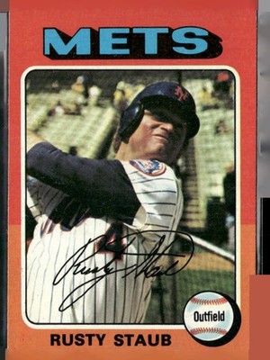 1975 Topps #90 Rusty Staub
