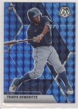 2020 Panini Chronicles Mosaic Blue Prizm 5/99 Travis Demeritte #53 0c2