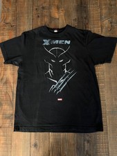 Marvel X-Men Black Graphic T-Shirt S Wolverine Claw Design Mens F3