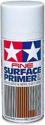 Tamiya #87064 Surface Primer Fine Grey Spray 180 ml Free Shipping