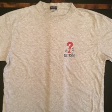 Vintage Guess Tee L Grey