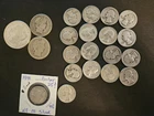 $6.50 Face Value ** 90% Silver ** Morgan dollar AU - Barber halves Quarters