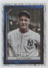 2021 Topps Gallery Blue Pattern /50 Lou Gehrig #139 HOF 1k0s