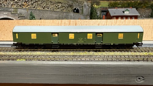 BTTB/Zeuke Deutsche Post Wagen 515000-42900-8 grün mit Innenlicht - Spur TT | Condition: Gebraucht