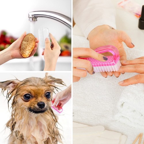 10 PièCes Brosses de Nettoyage des Ongles Multicolore Main Brosse à Ongles 3280 - Foto 8 di 8