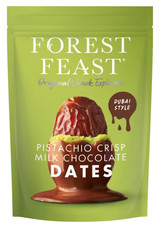 Forest Feast Dubai Pistachio Crisp Milk Chocolate Dates 120g x6
