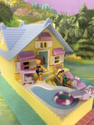 Polly Pocket Bluebird Summer House 1993 Complete Set