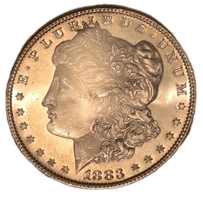 Silver MS 64 Graded 1883 Year Morgan US Dollars (1878-1921) for