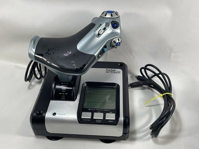 Logitech G Saitek X52 Flight Control System HOTAS Joystick Powers On (untested)
