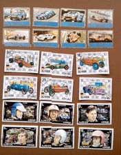 2 Bilder Briefmarken Motorsport Gestempelt Ajman /