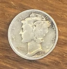1940-S Mercury Dime – 90% Silver – Subtle Toning – pre-WW II Winged liberty ￼