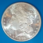 1880-S U.S. MORGAN SILVER DOLLAR - KM#110 - BRILLIANT UNCIRCULATED