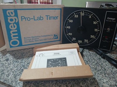 Omega Pro Lab Darkroom Enlarging Timer Cat. No 461-030 NOS ESTATE FIND 