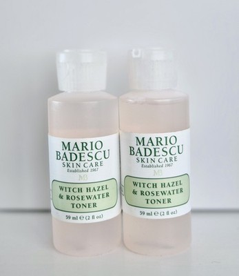 Mario Badescu Witch Hazel & Rosewater Toner 118 ml  (2x59 ml) Reisegröße NEU 