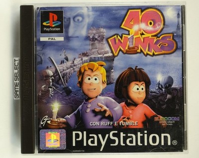 40 Winks mit RUFF und TUMBLE PlayStation 1 2 3 PS1 PS2 PS3 PAL Komplett