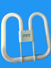 Image of Crompton Square 2 Pin 28W 2050lm 835 white GR10q- Energy Saving 10,000 Hours