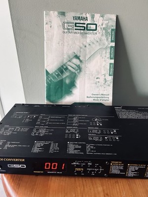 Yamaha G50 Guitar MIDI Converter Rack Unit w/ Power Supply