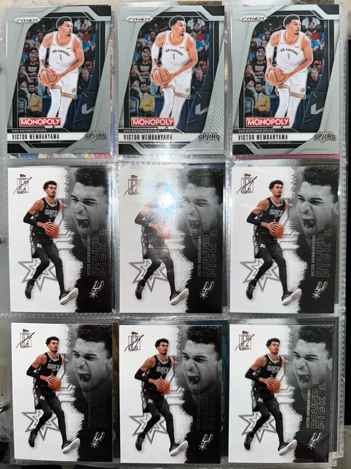 2024-25 Topps Basketball Huge Insert & RC Lot Wembanyama Auto #/199 #/399 view 17