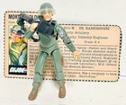 GI Joe 1982-1983 Short Fuze V1.5 Complete File Card Tight Hasbro Vintage ARAH