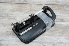 Swingline 32-Sheet Lever Handle Two-to-Seven-Hole Punch 9/32" Holes Black 74350