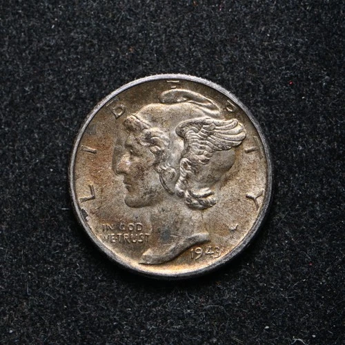 1943-S Mercury Silver Dime AU+ (bb18898)