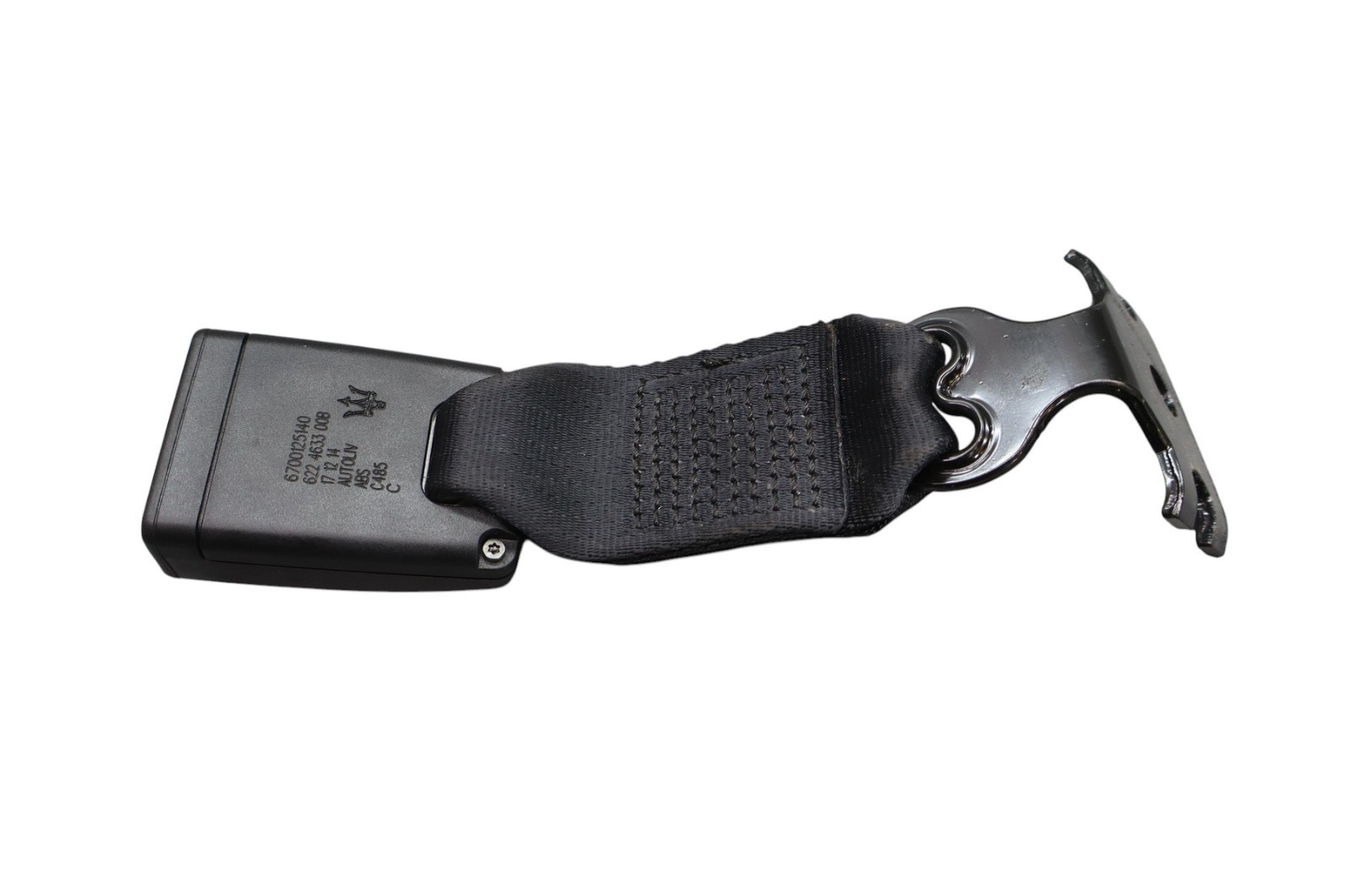 14-22 Maserati Quattroporte M156 Rear Center Side Seat Belt Buckle Black Oem