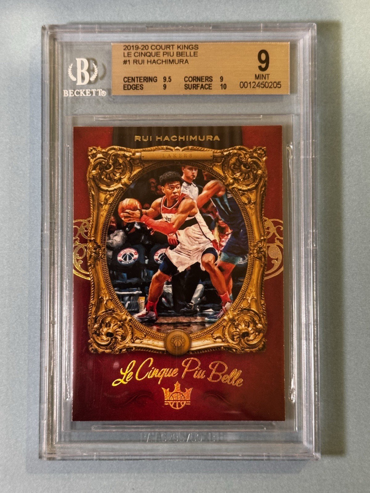 2019-20 Court Kings - Rui Hachimura - Le Cinque Piu Belle - BGS 9 - #1 SSP RARE
