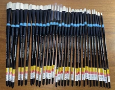 (31) Princeton Aspen Long Handle Oil Paint Brushes HUGE LOT!/BRAND-NEW/$AVE!